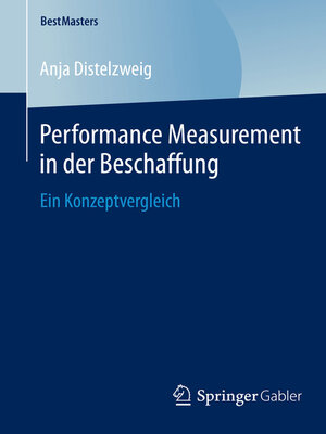 cover image of Performance Measurement in der Beschaffung